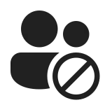 People Prohibited SVG Icon